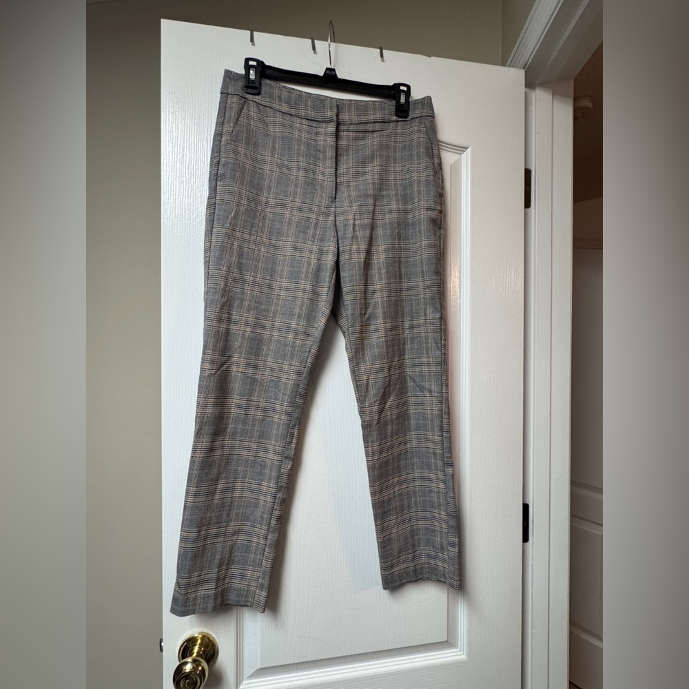 Zara Men's Elegant Gray Checkered Pants